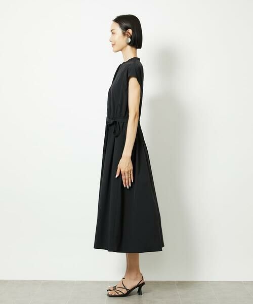 Maison de CINQ / メゾン ドゥ サンク ロング・マキシ丈ワンピース | [小さいサイズ]キーネックギャザーワンピース | 詳細4