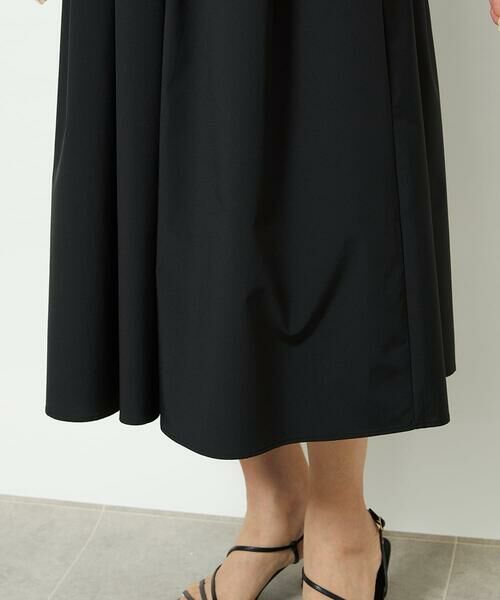 Maison de CINQ / メゾン ドゥ サンク ロング・マキシ丈ワンピース | [小さいサイズ]キーネックギャザーワンピース | 詳細9