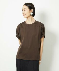 Maison de CINQ / メゾン ドゥ サンク カットソー | [小さいサイズ]ギャザースリーブカットソー(接触冷感)