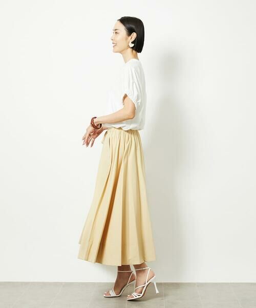 Maison de CINQ / メゾン ドゥ サンク カットソー | [小さいサイズ]ギャザースリーブカットソー(接触冷感) | 詳細23