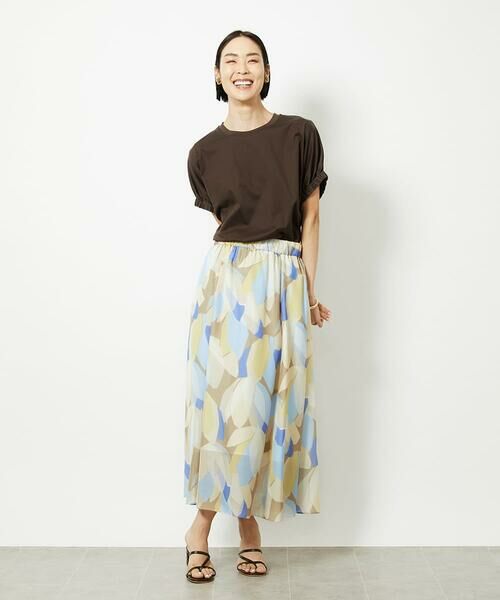 Maison de CINQ / メゾン ドゥ サンク カットソー | [小さいサイズ]ギャザースリーブカットソー(接触冷感) | 詳細30