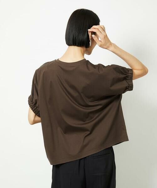 Maison de CINQ / メゾン ドゥ サンク カットソー | [小さいサイズ]ギャザースリーブカットソー(接触冷感) | 詳細5