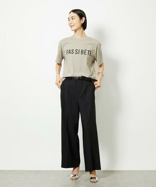 Maison de CINQ / メゾン ドゥ サンク カットソー | [小さいサイズ]プリントロゴＴシャツ | 詳細14