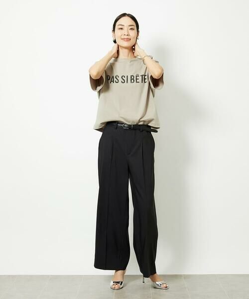 Maison de CINQ / メゾン ドゥ サンク カットソー | [小さいサイズ]プリントロゴＴシャツ | 詳細15