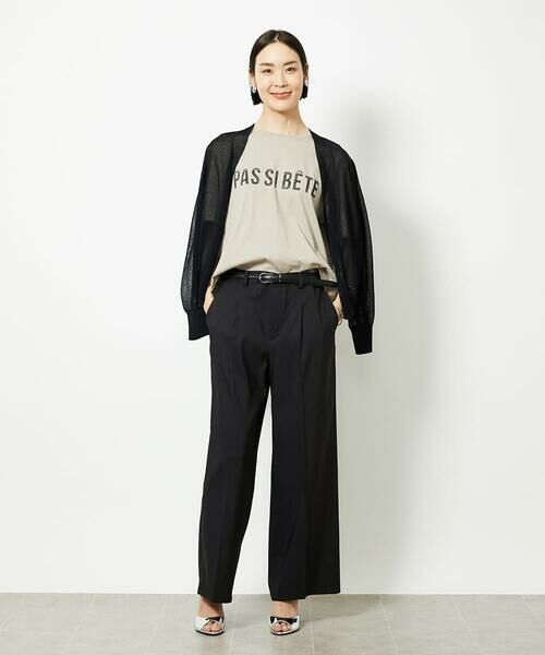 Maison de CINQ / メゾン ドゥ サンク カットソー | [小さいサイズ]プリントロゴＴシャツ | 詳細16