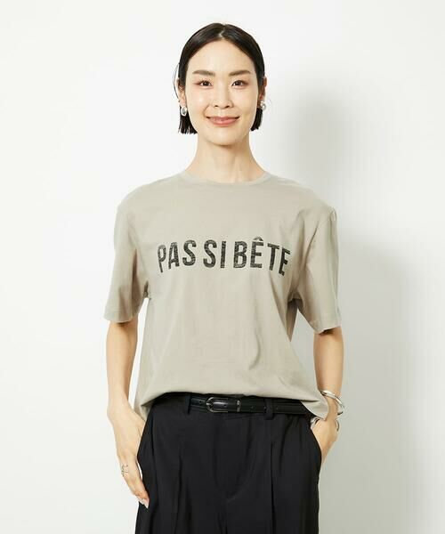 Maison de CINQ / メゾン ドゥ サンク カットソー | [小さいサイズ]プリントロゴＴシャツ | 詳細2