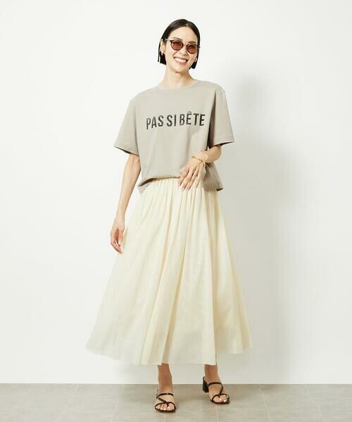 Maison de CINQ / メゾン ドゥ サンク カットソー | [小さいサイズ]プリントロゴＴシャツ | 詳細23