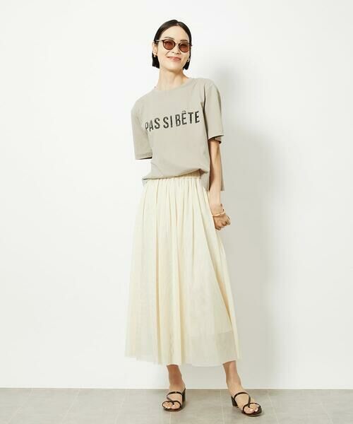 Maison de CINQ / メゾン ドゥ サンク カットソー | [小さいサイズ]プリントロゴＴシャツ | 詳細24