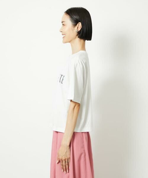 Maison de CINQ / メゾン ドゥ サンク カットソー | [小さいサイズ]プリントロゴＴシャツ | 詳細5