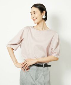 Maison de CINQ / メゾン ドゥ サンク カットソー | [小さいサイズ]袖タックカットソー(接触冷感)