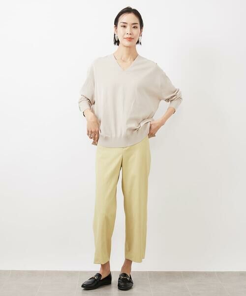 Maison de CINQ / メゾン ドゥ サンク その他パンツ | [小さいサイズ]ドライストレッチワイドパンツ(定番人気) | 詳細8