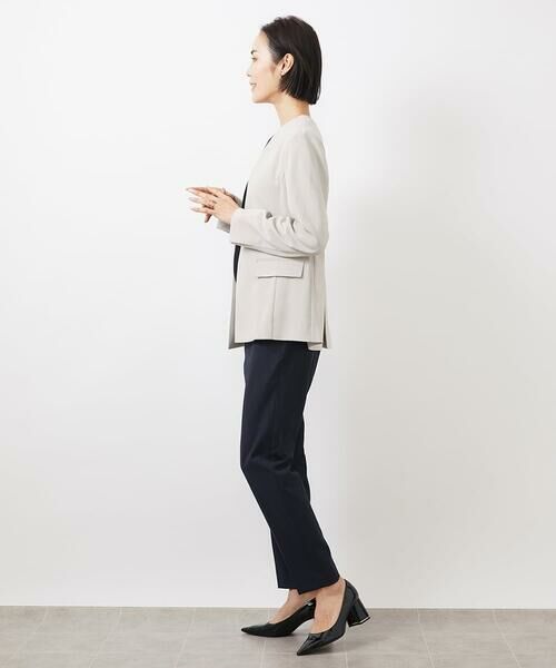 Maison de CINQ / メゾン ドゥ サンク ショート・ハーフ・半端丈パンツ | [小さいサイズ]ドライストレッチテーパードパンツ(定番素材) | 詳細15