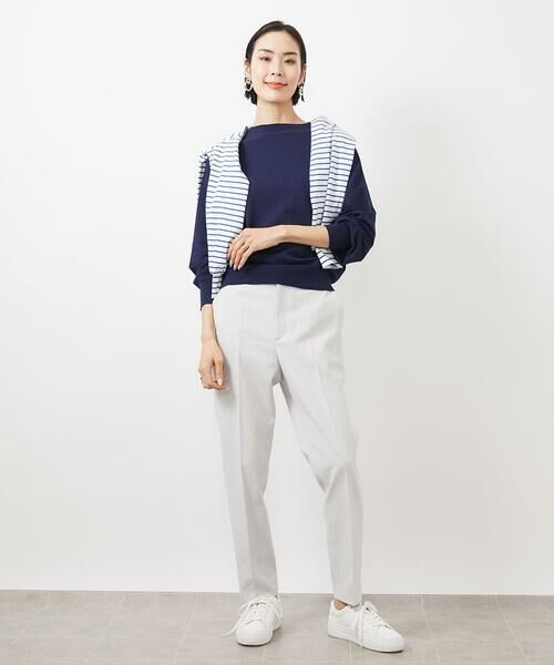 Maison de CINQ / メゾン ドゥ サンク ショート・ハーフ・半端丈パンツ | [小さいサイズ]ドライストレッチテーパードパンツ(定番素材) | 詳細16