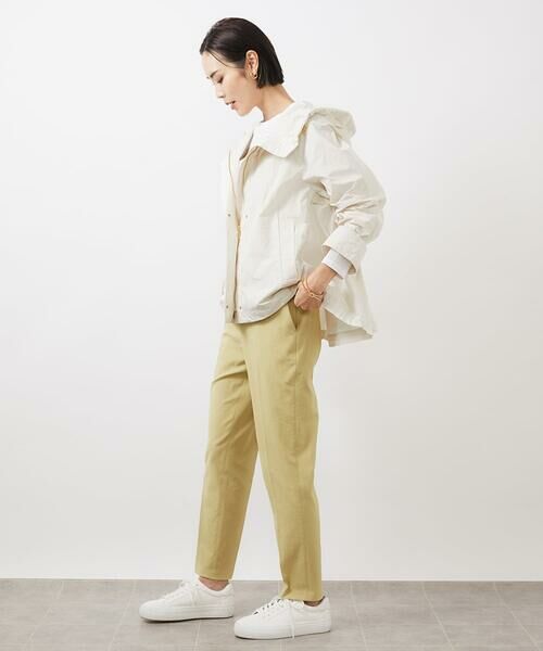 Maison de CINQ / メゾン ドゥ サンク ショート・ハーフ・半端丈パンツ | [小さいサイズ]ドライストレッチテーパードパンツ(定番素材) | 詳細20