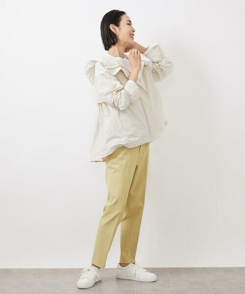 Maison de CINQ / メゾン ドゥ サンク ショート・ハーフ・半端丈パンツ | [小さいサイズ]ドライストレッチテーパードパンツ(定番素材) | 詳細21