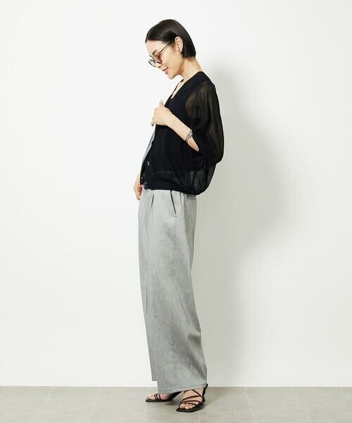 Maison de CINQ / メゾン ドゥ サンク カーディガン・ボレロ | [小さいサイズ]Vネックシアーカーディガン | 詳細16