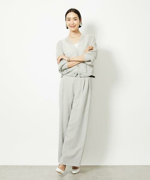 Maison de CINQ / メゾン ドゥ サンク カーディガン・ボレロ | [小さいサイズ]Vネックシアーカーディガン | 詳細25