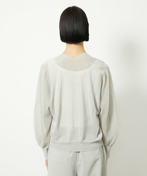 Maison de CINQ / メゾン ドゥ サンク カーディガン・ボレロ | [小さいサイズ]Vネックシアーカーディガン | 詳細7