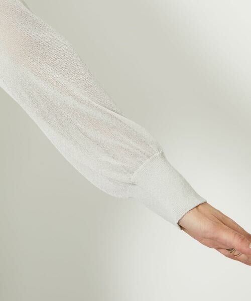 Maison de CINQ / メゾン ドゥ サンク カーディガン・ボレロ | [小さいサイズ]Vネックシアーカーディガン | 詳細9