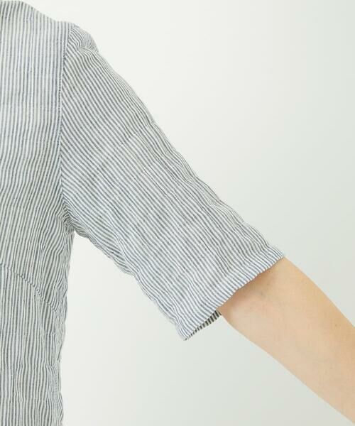 Maison de CINQ / メゾン ドゥ サンク シャツ・ブラウス | オーガニックコットン半袖ブラウス | 詳細11