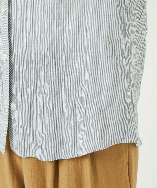 Maison de CINQ / メゾン ドゥ サンク シャツ・ブラウス | オーガニックコットン半袖ブラウス | 詳細12