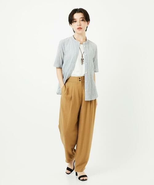 Maison de CINQ / メゾン ドゥ サンク シャツ・ブラウス | オーガニックコットン半袖ブラウス | 詳細16