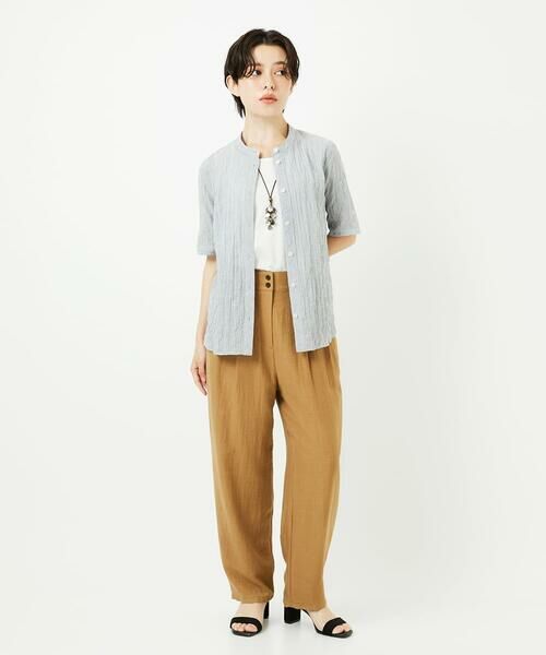 Maison de CINQ / メゾン ドゥ サンク シャツ・ブラウス | オーガニックコットン半袖ブラウス | 詳細17