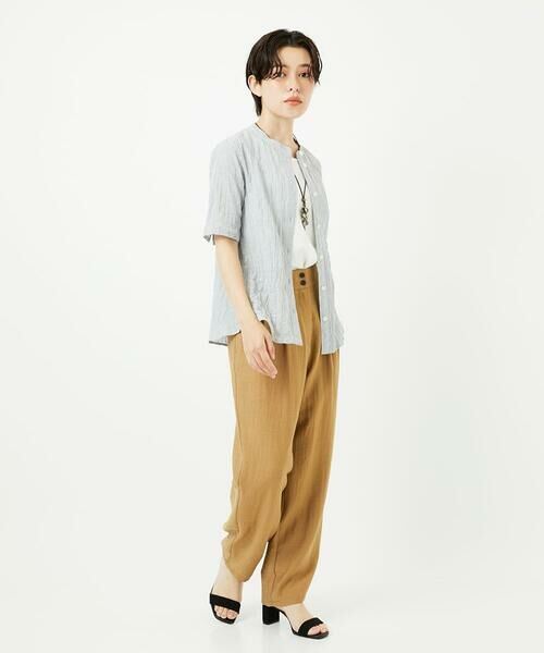 Maison de CINQ / メゾン ドゥ サンク シャツ・ブラウス | オーガニックコットン半袖ブラウス | 詳細18