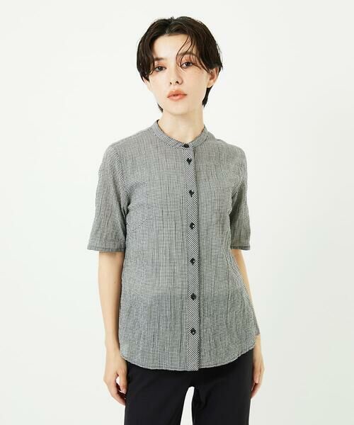 Maison de CINQ / メゾン ドゥ サンク シャツ・ブラウス | オーガニックコットン半袖ブラウス | 詳細5