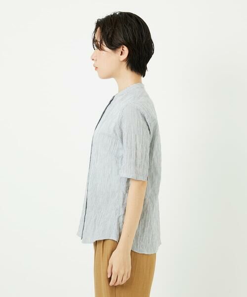 Maison de CINQ / メゾン ドゥ サンク シャツ・ブラウス | オーガニックコットン半袖ブラウス | 詳細7