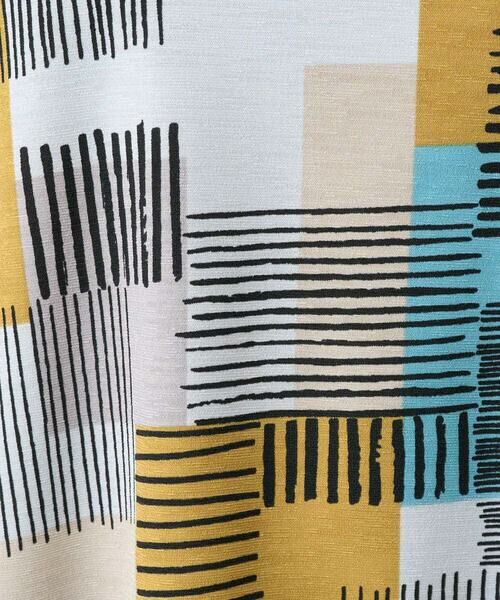 Maison de CINQ / メゾン ドゥ サンク カットソー | [接触冷感・速乾]ルービックブロックプリントカットソー | 詳細10