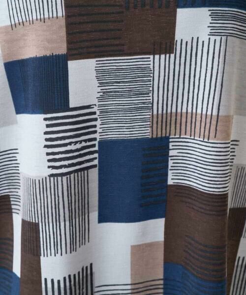 Maison de CINQ / メゾン ドゥ サンク カットソー | [接触冷感・速乾]ルービックブロックプリントカットソー | 詳細9