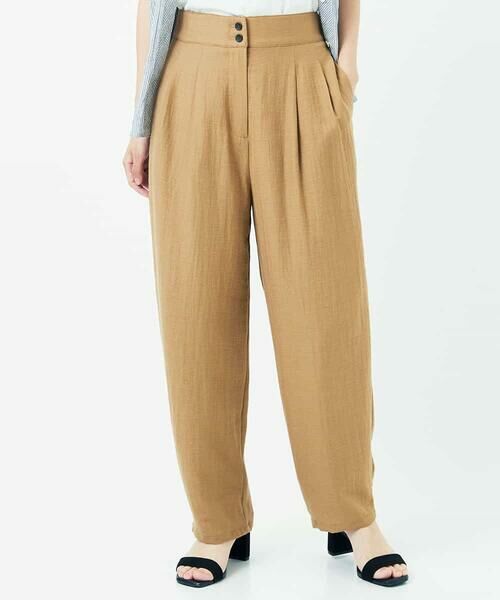 Maison de CINQ / メゾン ドゥ サンク チノ・ワークパンツ | レーヨンナイロンリネンパンツ | 詳細1