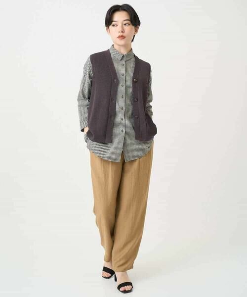 Maison de CINQ / メゾン ドゥ サンク チノ・ワークパンツ | レーヨンナイロンリネンパンツ | 詳細30