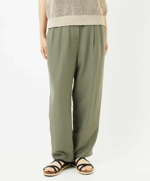 Maison de CINQ / メゾン ドゥ サンク チノ・ワークパンツ | レーヨンナイロンリネンパンツ | 詳細5