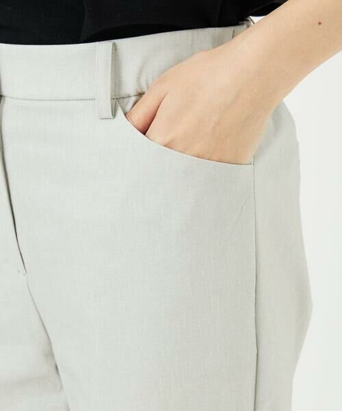 Maison de CINQ / メゾン ドゥ サンク チノ・ワークパンツ | コットンリネンストレッチストレートパンツ | 詳細10