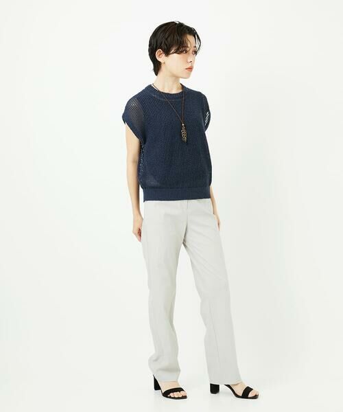 Maison de CINQ / メゾン ドゥ サンク チノ・ワークパンツ | コットンリネンストレッチストレートパンツ | 詳細19