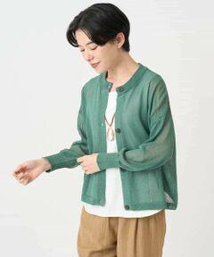 Maison de CINQ / メゾン ドゥ サンク カーディガン・ボレロ | ペーパーヤーンニットカーディガン