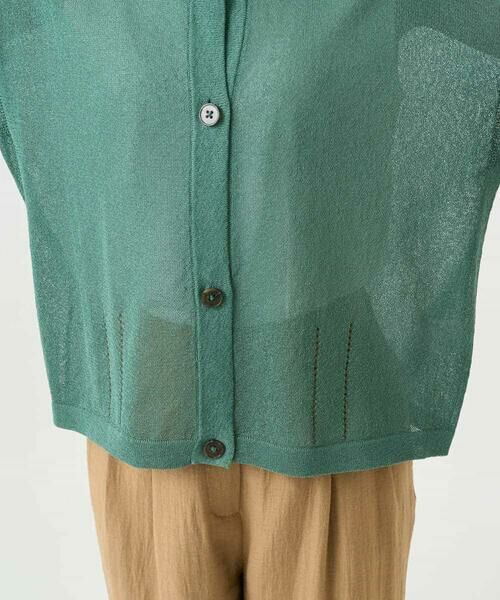 Maison de CINQ / メゾン ドゥ サンク カーディガン・ボレロ | ペーパーヤーンニットカーディガン | 詳細13