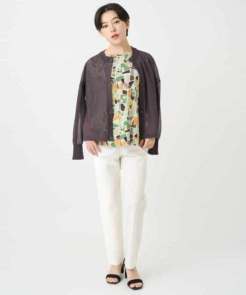 Maison de CINQ / メゾン ドゥ サンク カーディガン・ボレロ | ペーパーヤーンニットカーディガン | 詳細25