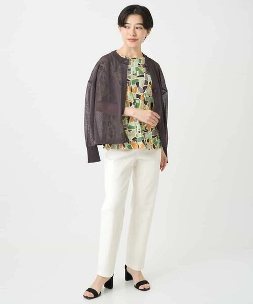 Maison de CINQ / メゾン ドゥ サンク カーディガン・ボレロ | ペーパーヤーンニットカーディガン | 詳細26