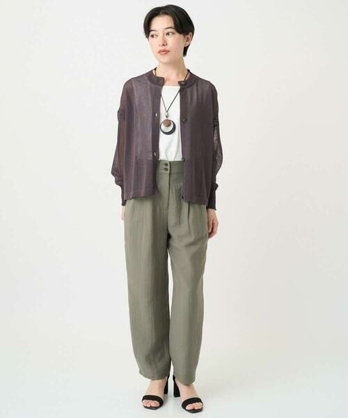 Maison de CINQ / メゾン ドゥ サンク カーディガン・ボレロ | ペーパーヤーンニットカーディガン | 詳細27