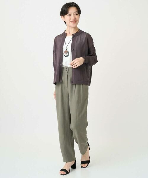 Maison de CINQ / メゾン ドゥ サンク カーディガン・ボレロ | ペーパーヤーンニットカーディガン | 詳細28