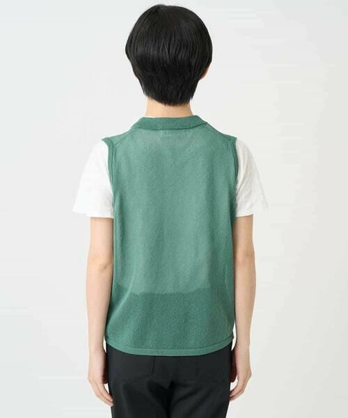 Maison de CINQ / メゾン ドゥ サンク ベスト | ペーパーヤーンニットジレ | 詳細20