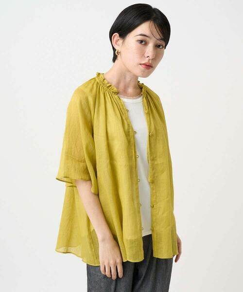 Maison de CINQ / メゾン ドゥ サンク シャツ・ブラウス | ラミーローンラグランスリーブブラウス | 詳細1