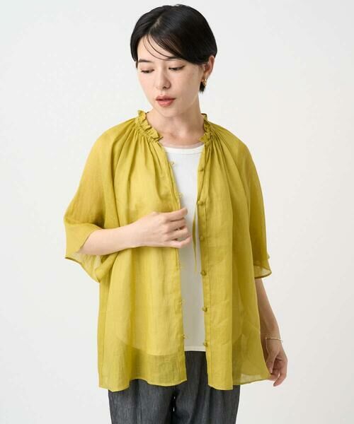 Maison de CINQ / メゾン ドゥ サンク シャツ・ブラウス | ラミーローンラグランスリーブブラウス | 詳細2