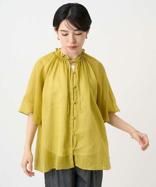 Maison de CINQ / メゾン ドゥ サンク シャツ・ブラウス | ラミーローンラグランスリーブブラウス | 詳細3