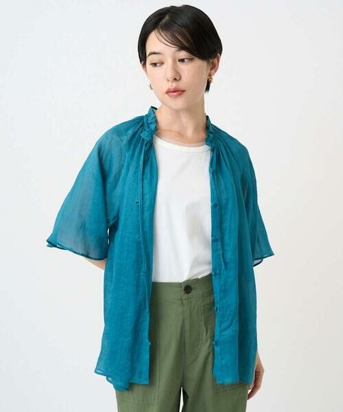 Maison de CINQ / メゾン ドゥ サンク シャツ・ブラウス | ラミーローンラグランスリーブブラウス | 詳細6