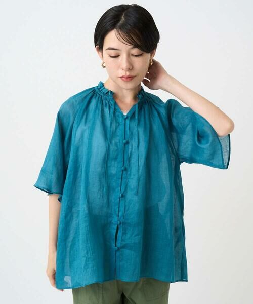 Maison de CINQ / メゾン ドゥ サンク シャツ・ブラウス | ラミーローンラグランスリーブブラウス | 詳細7