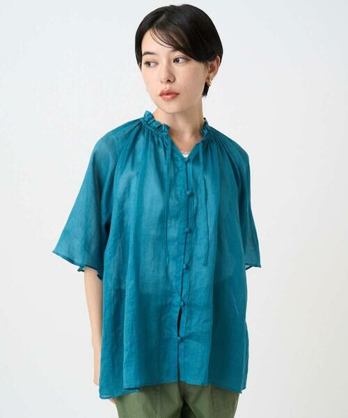 Maison de CINQ / メゾン ドゥ サンク シャツ・ブラウス | ラミーローンラグランスリーブブラウス | 詳細8